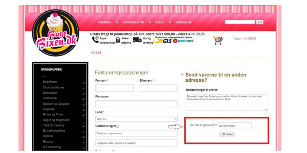 Sådan bruger man en rabatkode Bagebixen