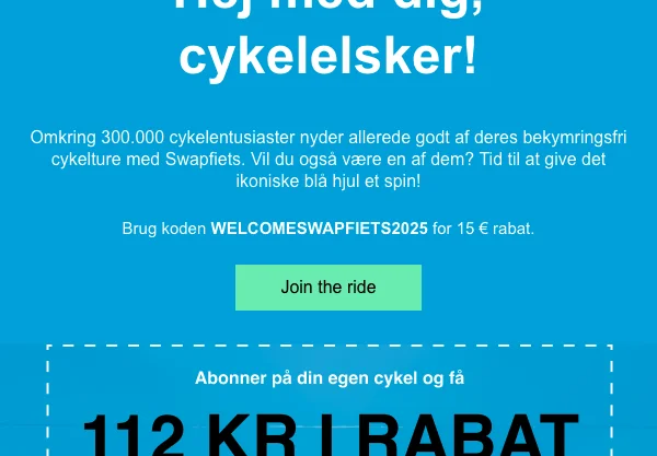 Swapfiets Rabatkode