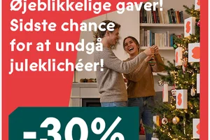 Vores julegave til dig: 30% rabat på