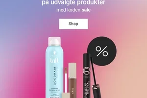 Vi sender op til 20% rabat