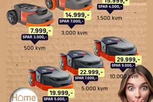 🥳 Spar stort på alle Navimow modeller! ALDRIG SET FØR