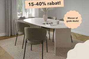 Tid til at opdatere spisestuen? Lige nu: 15–40% rabat