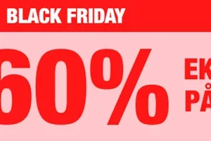 Black Friday: Op til -60% EKSTRA på ALT*