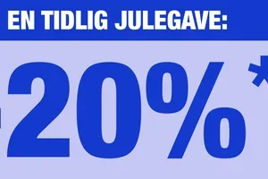 Tidlig julegave: 20% rabat