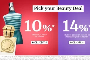 Spar op til 14%* på dine beauty-favoritter 💖