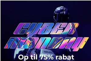 Cyber Monday er her – spar op til 75% inden det er væk!