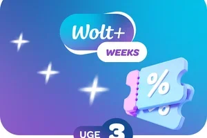 Sidste uge med Wolt+ Weeks deals 💙