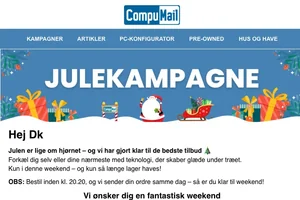 🎁 Årets julekup er her – spar stort i weekenden | Begrænset antal!