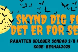 Du kan stadig nå at få rabat! 🎃