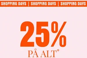 Sidste dag: 25% rabat på HELE kollektionen*