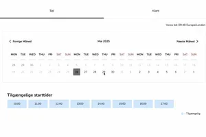 Flere bookinger. Mindre koordinering. Mere tid til dig. 💪