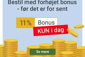 11% KvartalsBonus på ALT* 💰