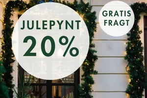 20% på alt julepynt 🎅🏼