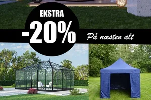 Spar op til 70% + ekstra 20% på ALT… næsten!