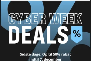Cyber Week slutter snart – spar op til 50%