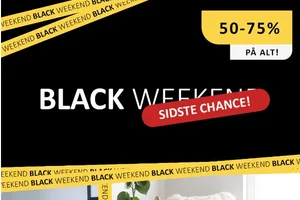 🖤 BLACK WEEKEND 🖤 SIDSTE CHANCE! 🚨
