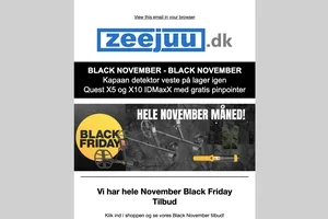 💣 Black November | Kapaan detektor veste på lager igen | Black November 💣