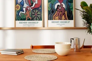 Farverig fantasi og folkelige helt – Henry Heerup 🎨