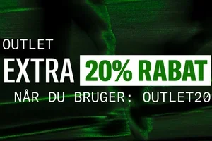 Gå ikke glip af ekstra 20 % rabat på Outlet!