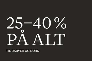 Slutter ved midnat: 25–40 % rabat på alt til børn og babyer