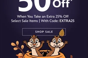 Save Up to 50% when you take an Extra 25% Off*
