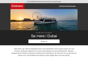 Besøg Dubai, og få to gratis oplevelser