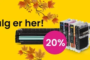 EFTERÅRSUDSALG – op til 20% rabat
