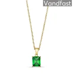 ANNEBRAUNER Empress L-Green Halskæde 18K Guldbelagt