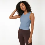 Nordic-wellness Active Rib Top - Steel Blue