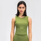 Nordic-wellness Active Rib Top - Forrest Green