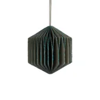 Kube i Genbrugspapir - Grå 7.5 cm.