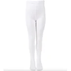 Melton Bomulds Strømpebukser, White