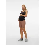 Mamalicious sømløse venteshorts, lys brun/Raw Umber MLTia