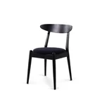 Wohlert louisiana spisestol i sort eg fra Stellar Works