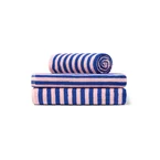 Naram towel - Dazzling blue & Rose fra Bongusta