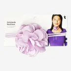 Halskæde med lilla blomst