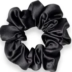 SILKE SCRUNCHIE XL - SORT