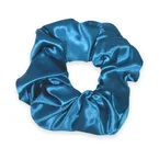 SILKE SCRUNCHIE BIG - SHINY BLUE