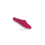 Uldtøffel og Hjemmesko (100% ren uld) - Model Pink m/sål i skind