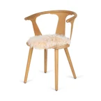 Sædehynde | Lammeskind | Tibet | D34 cm