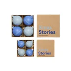 Xmas Decoration Set Blue - Small + Large Balls