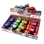 Monster Truck Jeep - 8 stk - 9 cm - 1:36