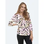 3/4 Ærmet T-shirt - Pink Mix - Similisten