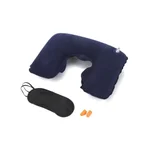 Oppustelig Nakkepudesæt (3-i-1) - Blå