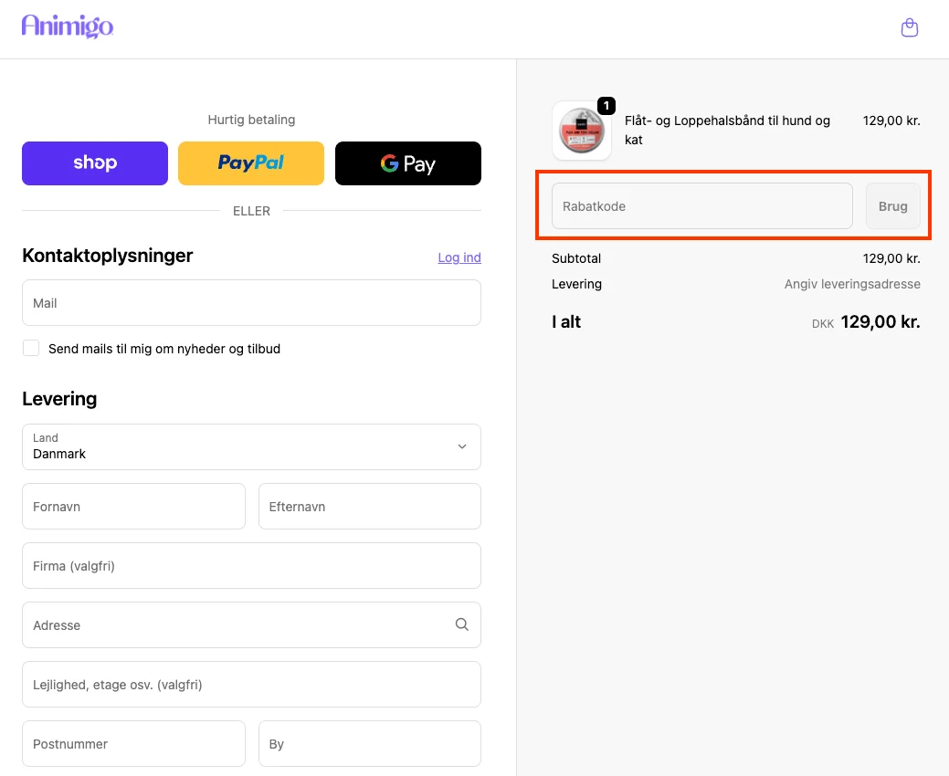 Sådan bruger du det - Animigo