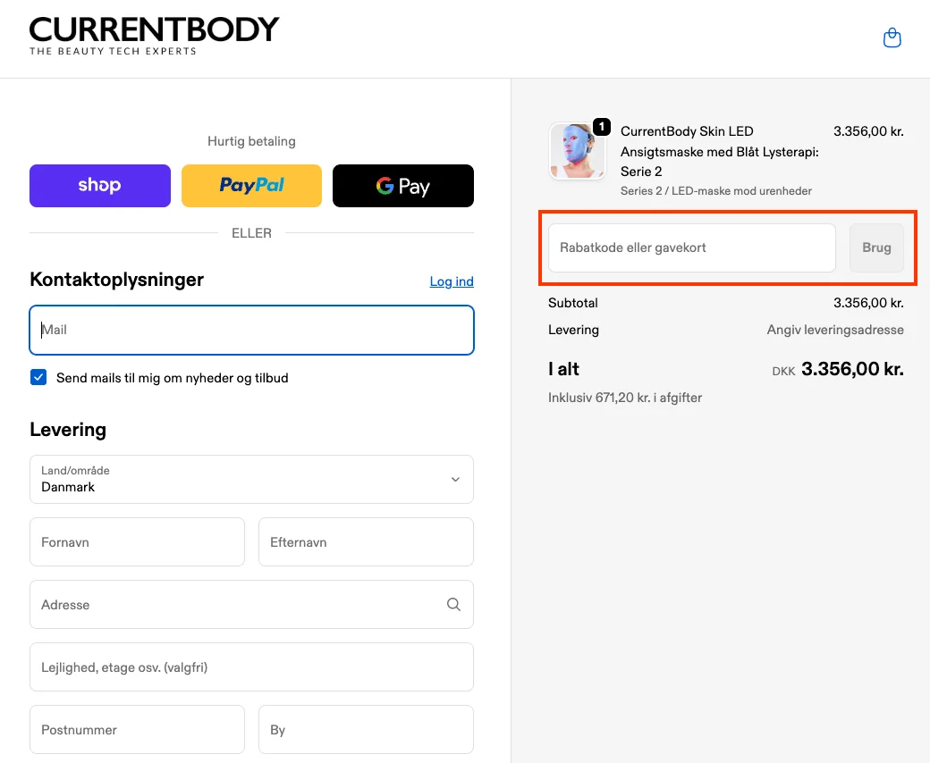 Sådan bruger du det - Currentbody