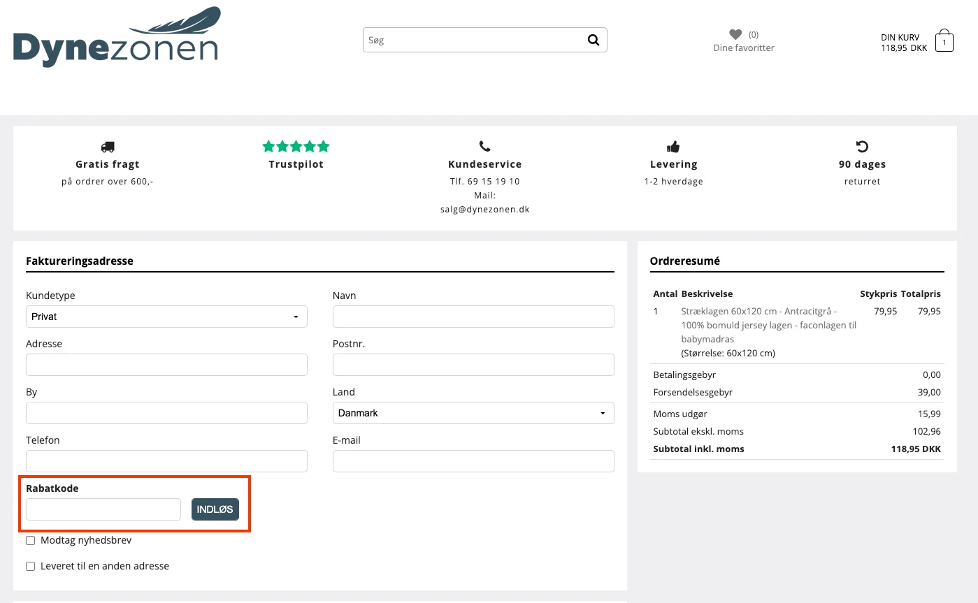 Sådan bruger du det - Dynezonen