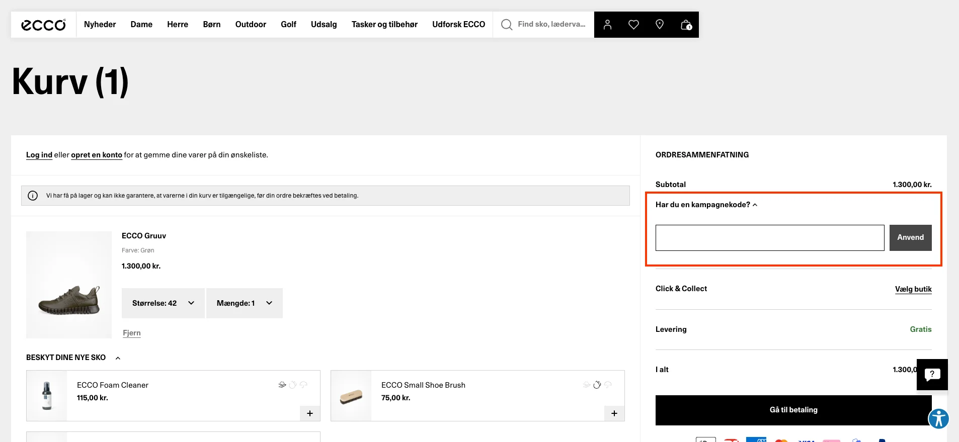 Sådan bruger du det - ECCO
