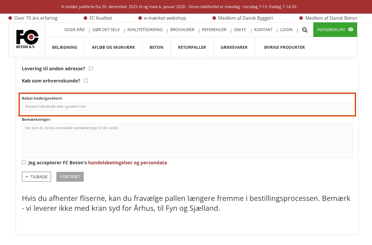 Sådan bruger du det - FC Beton