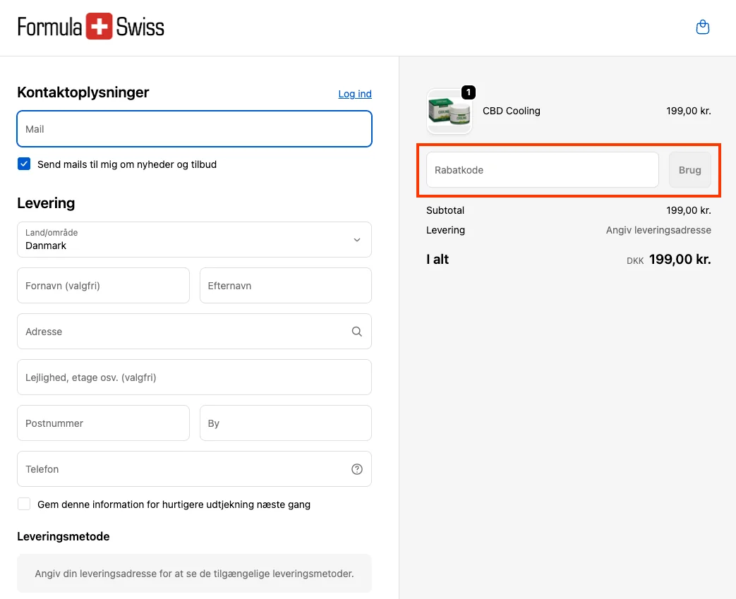 Sådan bruger du det - Formula Swiss